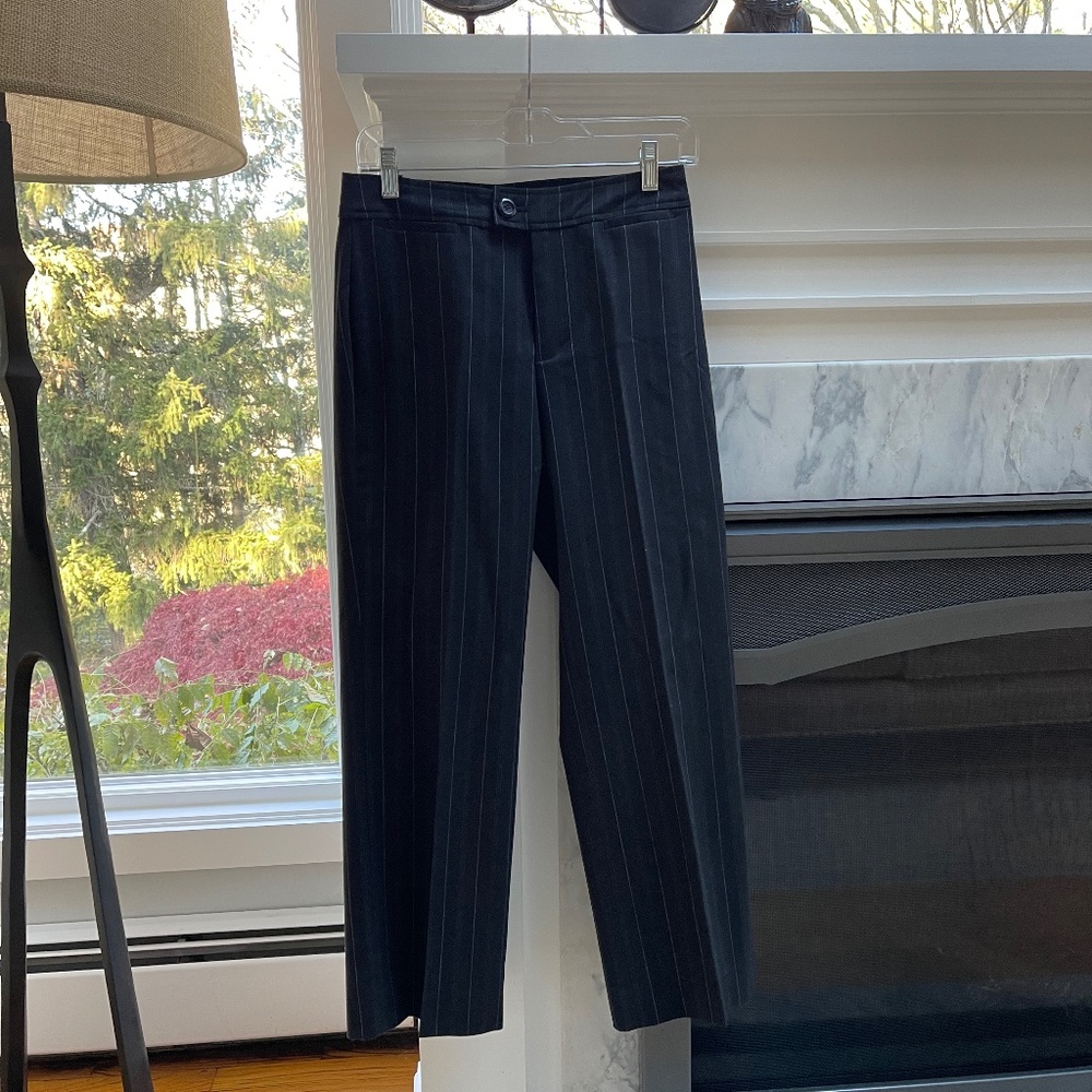 NYDJ Fine Wool Pinstripe Trousers